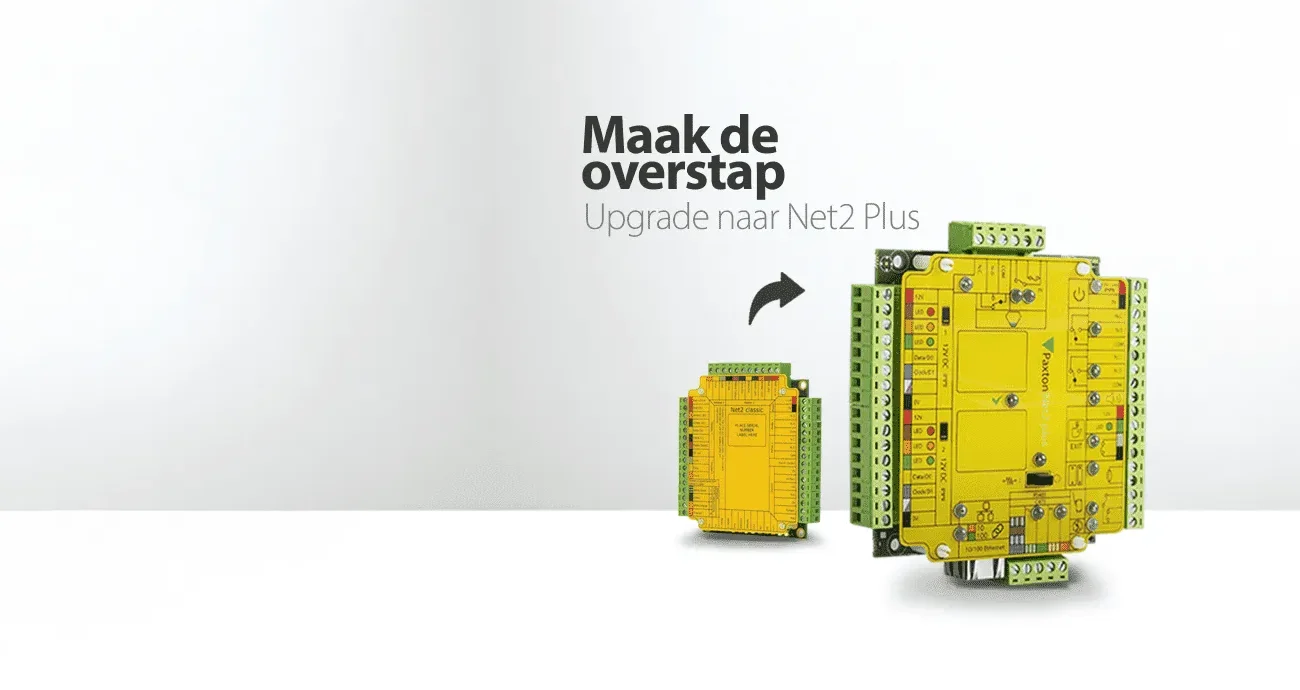 Stop over paxton net2 plus met MFA functie