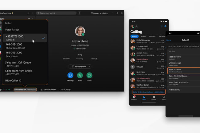 webex bellen